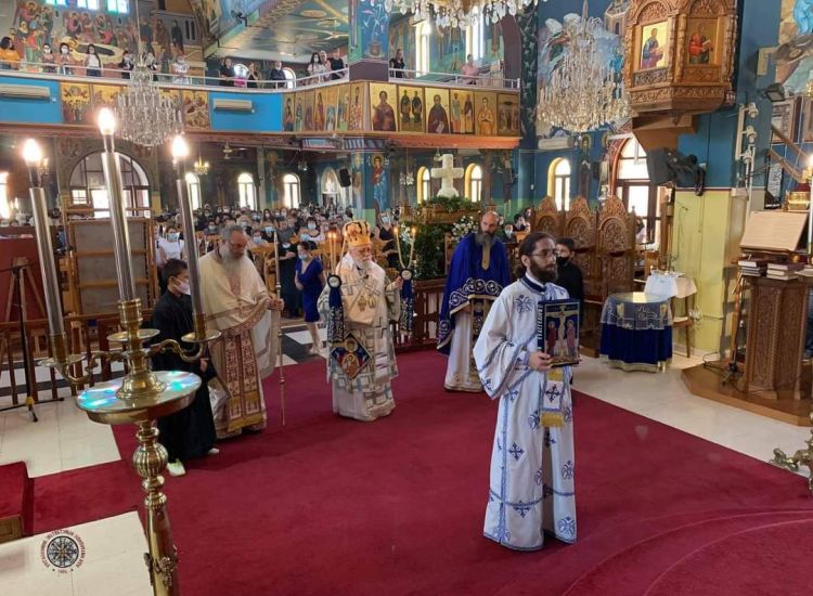 Λιοπέτρι: Φωτογραφίες από την Αρχιερατική Θεία Λειτουργία στον Ιερό Ναό Παναγίας Ελεούσης