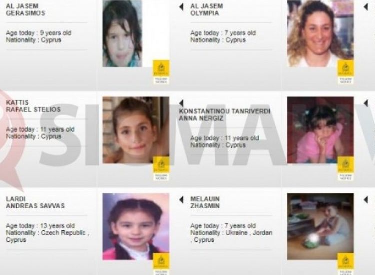 Τα 19 εξαφανισμένα παιδιά από Κύπρο στις λίστες της Interpol