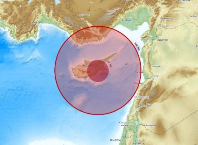 Αισθητός σεισμός στην Κύπρο