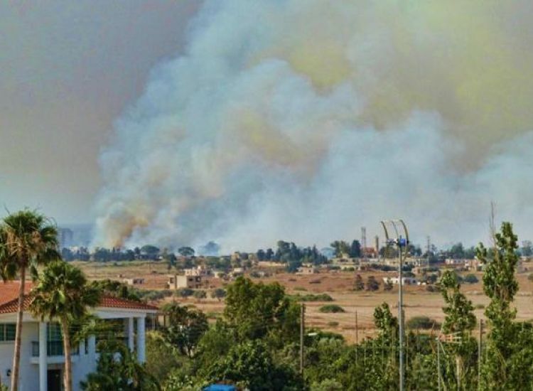 Αμμόχωστος: Έτσι αντιμετωπίστηκε η πυρκαγιά στην νεκρή ζώνη