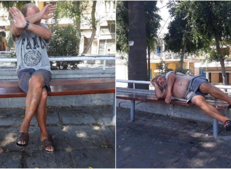 Δύο άστεγοι στην καρδιά της Λευκωσίας (ΒΙΝΤΕΟ)