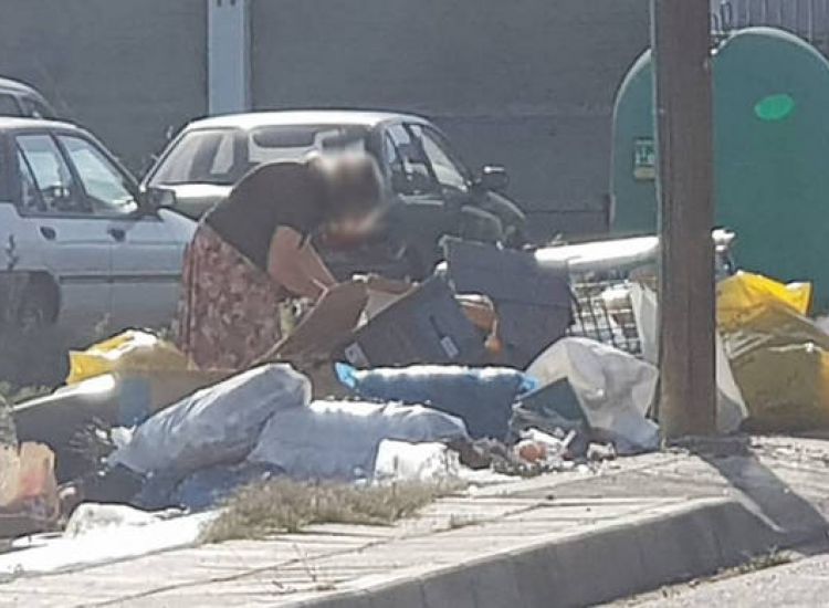 Υπάρχουν άνθρωποι που ψάχνουν στα σκουπίδια στην Κύπρο και το 2018