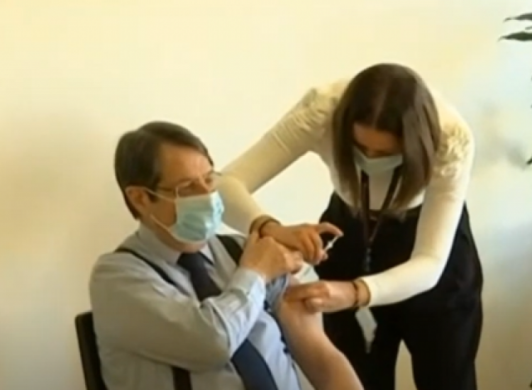 Πήρε και τη δεύτερη δόση του εμβολίου ο Πρόεδρος Αναστασιάδης (ΒΙΝΤΕΟ)