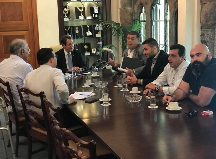Στον πρόεδρο Αναστασιάδη ο δήμαρχος Παραλιμνίου και μέλη του Δημ. Συμβουλίου!