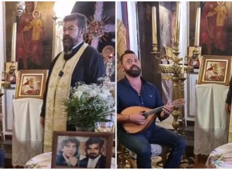Συγκινητικό βίντεο: Ο παπά Ανδρέας τραγούδησε μέσα στην εκκλησία για τους Ισαάκ και Σολωμού