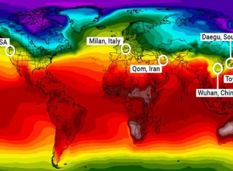 Νέα έρευνα: Ο κορωνοϊός χτυπάει περιοχές παρόμοιου κλίματος
