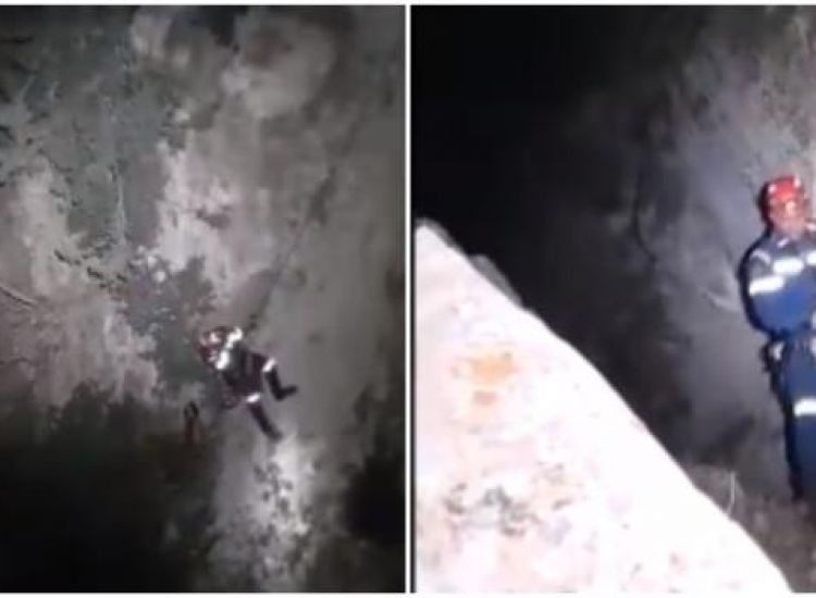 ΒΙΝΤΕΟ: Καρέ-καρέ η διάσωση του 23χρονου από το φαράγγι του Άβακα