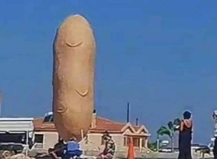 Ξυλοφάγου: Άγνωστοι βανδάλισαν το μνημείο πατάτας-Καταγγελία στην Αστυνομία