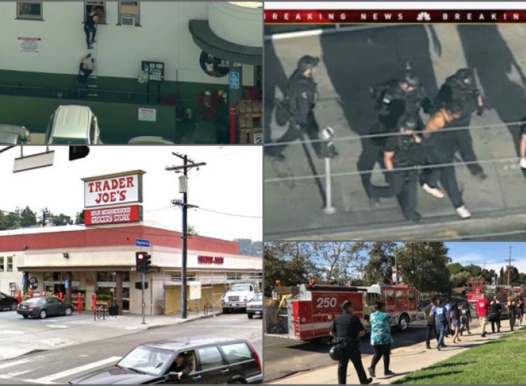 Ένοπλος οχυρώθηκε σε σουπερμάρκετ στο Λος Άντζελες με 40 ομήρους. Μία νεκρή (pics)