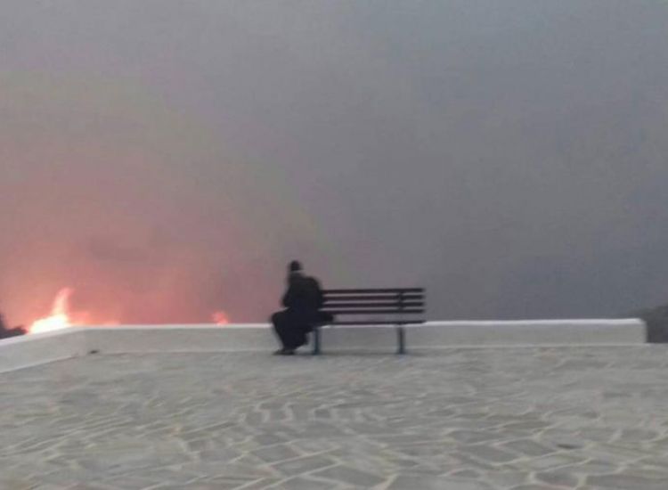 Η πυρκαγιά στο Μάτι και ο Άγιος Παΐσιος (εικόνες)