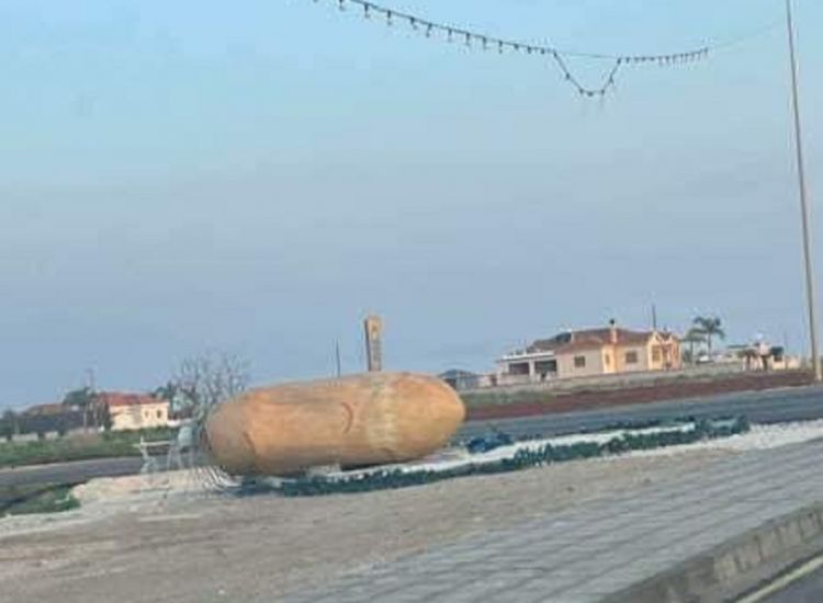 Ξυλοφάγου: Άγνωστοι γκρέμισαν την "big potato"