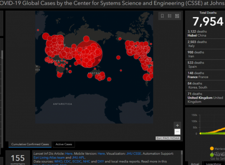 Χαρτογράφηση του κορωνοϊού: 81 χώρες δεν έχουν αναφέρει κανένα κρούσμα